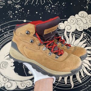 Columbia Waterproof Hiking Boots Newton Ridge Womens Size 8 Outdoor Lace Up